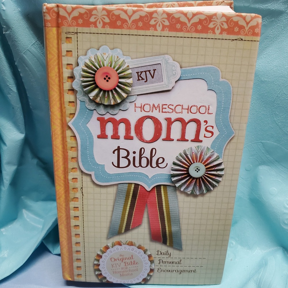 KJV Homeschool Mom's Bible Zondervan Alpha Omega Hardcover Daily Encouragement
